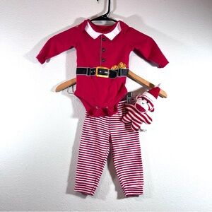 Carter’s & Holiday Time Santa Baby Boy or Girl Christmas Outfit Set 12 Months